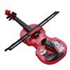 Kinder kleine Geige mit Geigenbogen Spaß pädagogische Musikinstrumente X0B9 