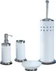4tlg Set Bad Accessoires WC Bürste Seifenspender Produktbild-Vorschau 1