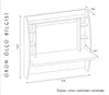 Skye Decor, Buglem - White, Schreibtische, Weiß, 123,6 x Produktbild-Vorschau 5