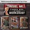 LANOLU retro Blechschild OPAS SERVICE, Schild Werkstatt Produktbild-Vorschau 6