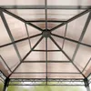 Zahradní altán 3x3 m hliníkový altán s polykarbonátovou Náhled obrázku produktu 6