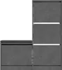 Skye Decor, Dude - Grey, armoires à chaussures, gris, 105 x Voir les images du produit 3