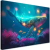 Leinwandbild Magischer Wal 60x40 Feeby Bunt bild für die Produktbild-Vorschau 1