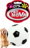 FOOTBALL quietschendes weißes und schwarzes 7cm Produktbild-Vorschau 8