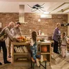 48W Modern LED Deckenleuchte 4-flammig Wellenförmig lampe, Produktbild-Vorschau 9