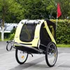 Wiltec príves na bicykel pre psov 220x700x78cm žlto-čierny Náhľad obrázku produktu 3