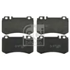 Four brake pads are arranged in a two-by-two grid on a white background. The top row has two brake pads, and the bottom row has two brake pads. The brake pads are dark gray and appear to be made of a composite material. The brand name 'bilstein' is visible Produktbild-Vorschau