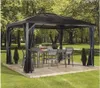 Sojag Pavillon Verona 10x14 anthracite 298 x 423 x 261 cm Voir les images du produit 12