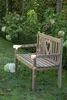 Teakholz Gartenbank Herz 120 cm Produktbild-Vorschau 11