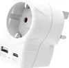 Adaptateur de voyage Europe to UK + USB A+CPD 20W Voir les images du produit 5