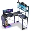 Biurko gamingowe AIORBER w kształcie litery L, 148 cm, z Podgląd zdjęcia produktu 1
