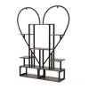 Support plantes 6 niveaux lot de 2 – étagère demi-cœur Voir les images du produit 2