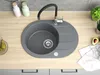 Granitový drez - Drez - Kuchynský drez - 58 x 42 cm - Náhľad obrázku produktu 4