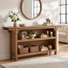 Tribesigns : Console étroite de 160 cm en bois massif avec Voir les images du produit 14