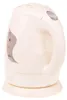 Adler AD 08 Wasserkocher 850 W - 1 L, 360° drehbar, Beige Produktbild-Vorschau 2
