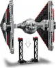 A LEGO Star Wars Sith TIE Fighter model is shown with its display stand. Produktbild-Vorschau