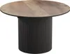 Esstisch Vicco Calero Eiche rustikal/Schwarz 120 x 60 cm Produktbild-Vorschau 1