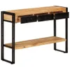 vidaXL Table console 110x30x76 cm bois massif mangue Voir les images du produit 5