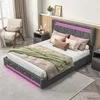 INONEFT Polsterbett 160x200cm mit 4 Schubladen, Produktbild-Vorschau 9