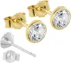 Paar 5,3mm Ohrstecker 925 Sterling Silber Gelbgold Produktbild-Vorschau 2