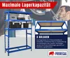 Reifenregal TIGER mit Fachböden | HxBxT 180x120x40cm | bis Produktbild-Vorschau 3