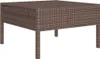 vidaXL 2-tlg. Garten-Lounge-Set mit Auflagen Poly Rattan Produktbild-Vorschau 4