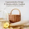 Creative Home Kleiner Weidenkorb mit Griff | Klein 22 x 22 Produktbild-Vorschau 5