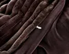 Teddy Bettwäsche Braun Gestreift 135x200 Bettbezug-Set mit Produktbild-Vorschau 3