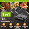 Extralink Opiekacz 3w1 Gofrownica Grill Sandwich 1000W Podgląd zdjęcia produktu 6