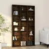 vidaXL Scaffale per CD in rovere affumicato 102x23x177,5 cm Anteprima dell’immagine prodotto 8