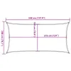 Vela Parasole 160 g/m² Beige 2x3,5 m in HDPE Anteprima dell’immagine prodotto 9