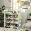 AIYAPLAY Kinderregal 4-Stufiges Spielzeugregal mit 9 Produktbild-Vorschau 3