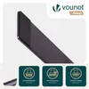 VOUNOT® Paravent Raumteiler 4 Teilig Freistehend Stoff Produktbild-Vorschau 4