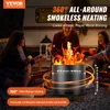 VEVOR Rauchfreier Feuerstellenofen, Lagerfeuer, H: 15,4 Produktbild-Vorschau 2