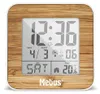 Mebus 27247  Weiß/Holzoptik Funkwecker digital Produktbild-Vorschau 2