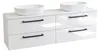 Meuble-lavabo ONE avec 4 tiroirs, blanc brillant, 120 x 50 Voir les images du produit 1
