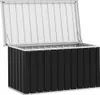 vidaXL Záhradný box antracit 129x67x65 cm Náhľad obrázku produktu 3