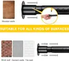 Verstelbare Kledingrek 43-139 cm, RVS, Mat Zwart, voor Productafbeelding-voorbeeld 5