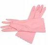 Haushaltsreinigungsschutzhandschuhe S rosa Gummi 1 Paar Produktbild-Vorschau 2