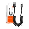 A coiled USB-C data cable and its packaging are shown against a white background. Anteprima dell’immagine prodotto