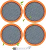 4er Pack FC8009/01 Filter für Philips Akkustaubsauger Produktbild-Vorschau 1