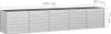 vidaXL Garten-Hochbeet 400x80x77 cm Verzinkter Stahl Silber Produktbild-Vorschau 9