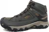 A side view of a single hiking boot. Produktbild-Vorschau