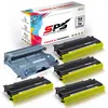 4X TN2000 Toner Schwarz + 1x DR2000 Trommel kompatibel für Produktbild-Vorschau 1