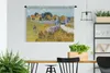 MuchoWow® Wandteppich Wandbehang Bauernhaus in der Provence Produktbild-Vorschau 2