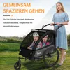 Kinderfahrradanhänger und Kinderwagen 2 in 1 mit Federung, Produktbild-Vorschau 2