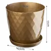 Vaso da fiori in plastica KADAX "Amily", vaso con piattino. Anteprima dell’immagine prodotto 9