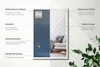 Wandspiegel Weiß Rahmen MDF – Spiegel Elegant Boho Produktbild-Vorschau 8