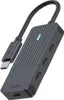 Rapoo USB-C Hub grau USB-C auf USB-C Produktbild-Vorschau 1