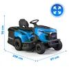 Záhradný traktor HEXWELT HW-TR-586 s dvojvalcovým motorom Náhľad obrázku produktu 2